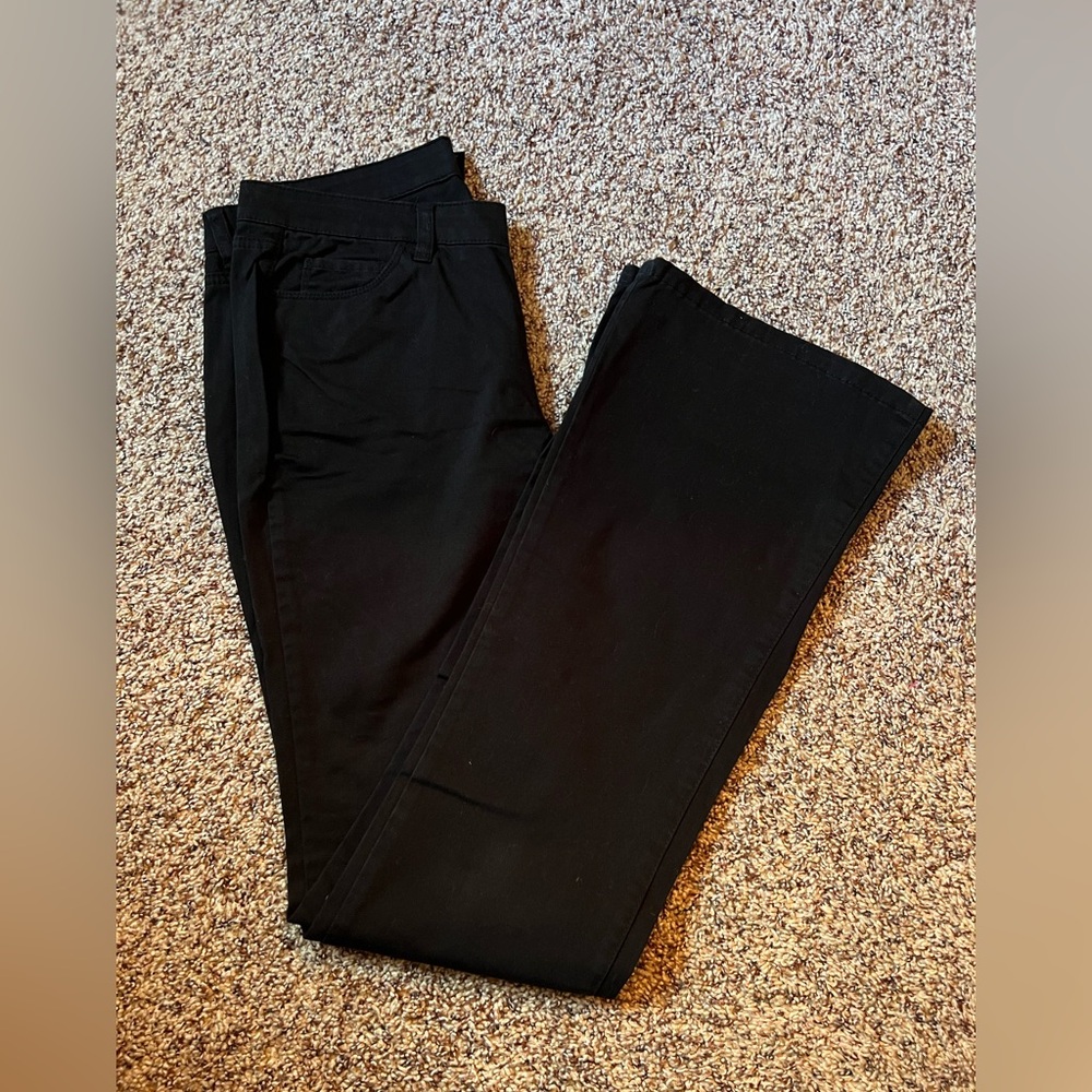 Victoria’s Secret | London Jean Black Cotton-Blend Pants
